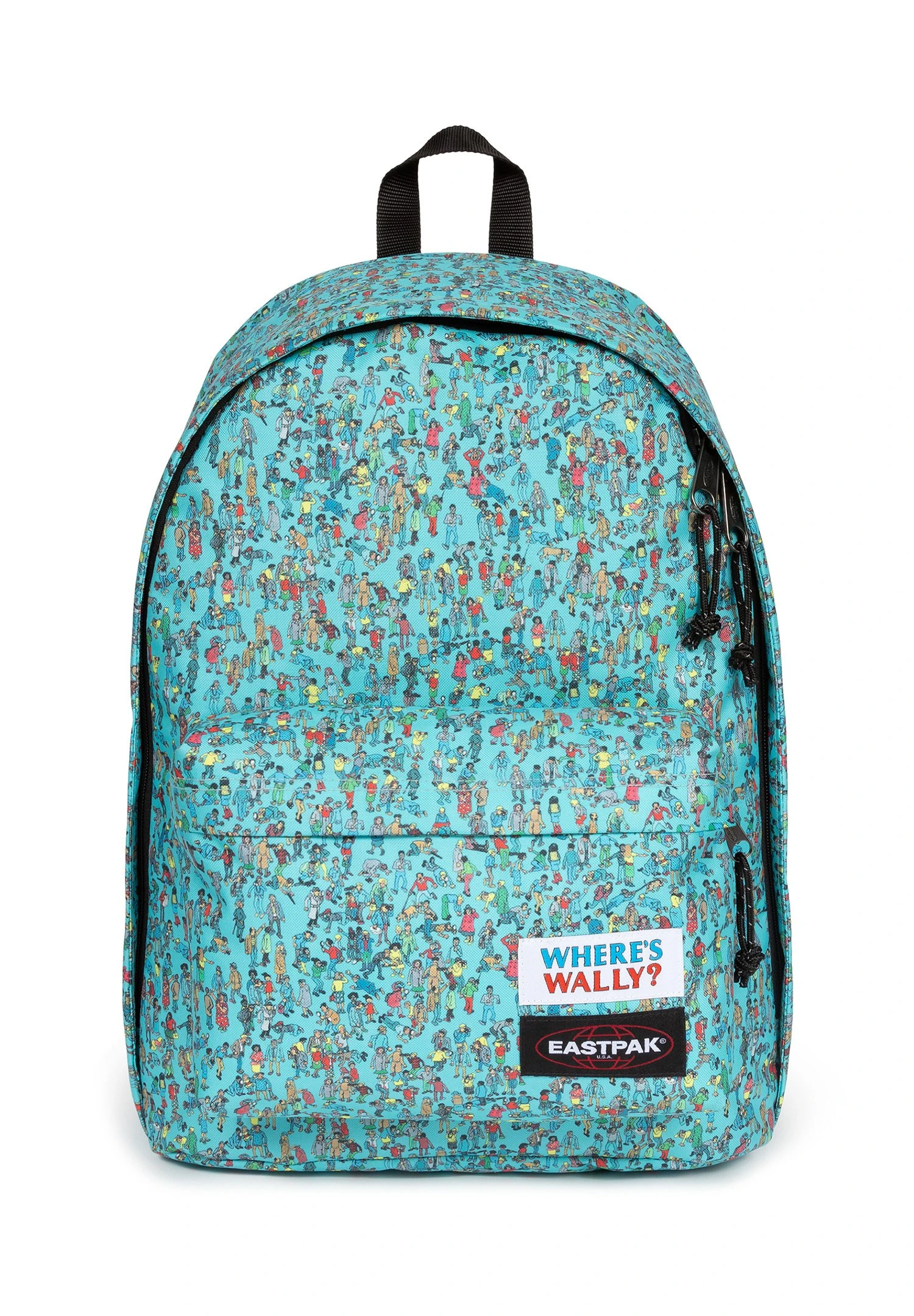 Eastpak Out Of Office - Rugzak - Wally Pattern Blue 1 Eastpak Out Of Office - Rugzak - Wally Pattern Blue